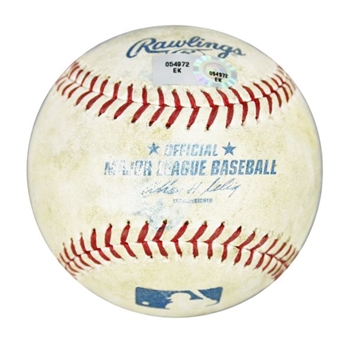 Ichiro Suzuki Game-Used Hit Baseball from 2012 Season (MLB Auth)
